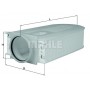 LX 1686/1 MAHLE Повітряний фільтр