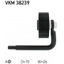 VKM 38239 SKF натяжний ролик, Поліклиновий ремінь
