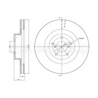 23-1132C METELLI Гальмівний диск