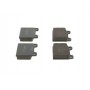 0 986 460 111 BOSCH Комплект гальмівних колодок дисковий гальм