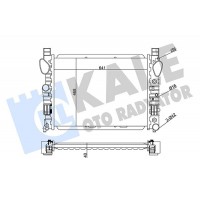 351800 KALE OTO RADYATÖR Радіатор охолодження двигуна
