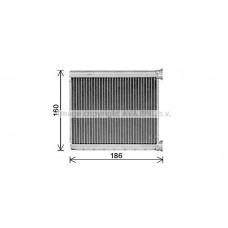 DN6471 AVA QUALITY COOLING Теплообмінник обігрів салону