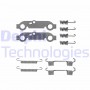 LY1013 DELPHI Комплектуючі гальмівна колодка