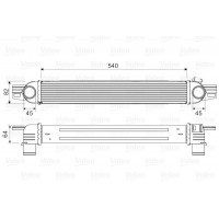818545 VALEO Интеркулер