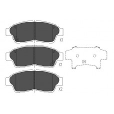 KBP-9005 KAVO PARTS Комплект гальмівних колодок дисковий гальм
