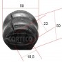 49371890 CORTECO Опора стабілізатора