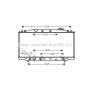 HD2224 AVA QUALITY COOLING Радіатор охолодження двигуна
