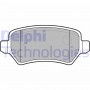 LP1681 DELPHI Комплект гальмівних колодок дисковий гальм