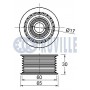 542114 RUVILLE Паразитный / ведущий ролик, Поліклиновий ремінь