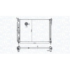 350213179800 MAGNETI MARELLI Радіатор охолодження двигуна