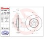 09.9589.14 BREMBO Гальмівний диск