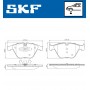VKBP 80159 SKF Комплект гальмівних колодок дисковий гальм