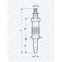062583003304 MAGNETI MARELLI Свічка розжарювання