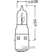 64327 OSRAM Лампа розжарювання фара дальнього світла