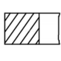 028 25 N0 MAHLE Комплект поршневих кілець