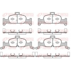 1691.00 REMSA Комплект гальмівних колодок дисковий гальм