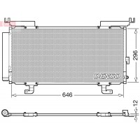 DCN36004 DENSO Конденсатор кондиціонера