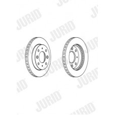 562977JC JURID Гальмівний диск