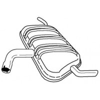 22659 SIGAM Глушник вихлопних газів кінцевий