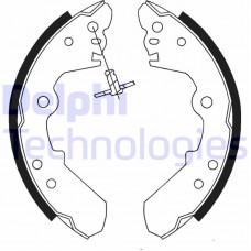 LS1687 DELPHI Комплект гальмівних колодок
