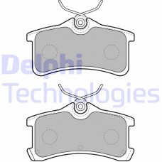 LP1917 DELPHI Комплект гальмівних колодок дисковий гальм