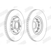 562383JC-1 JURID Гальмівний диск