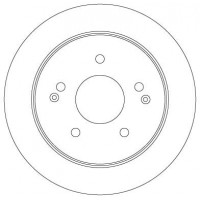 DF6879S TRW Гальмівний диск