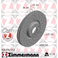 150.2947.52 ZIMMERMANN Гальмівний диск