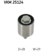 VKM 25124 SKF Паразитный / Ведущий ролик, Зубчастий ремінь