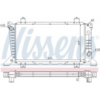 62241A NISSENS Радіатор охолодження двигуна