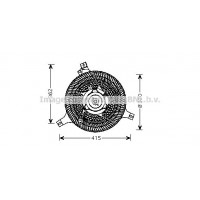 DN7530 AVA QUALITY COOLING Вентилятор охолодження двигуна
