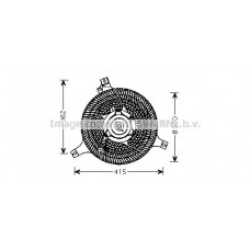 DN7530 AVA QUALITY COOLING Вентилятор охолодження двигуна