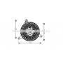 DN7530 AVA QUALITY COOLING Вентилятор охолодження двигуна
