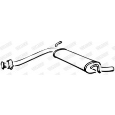 14252 WALKER Предглушник вихлопних газів