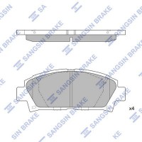 SP1466 Hi-Q Комплект гальмівних колодок дисковий гальм