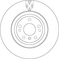 DF6833S TRW Гальмівний диск