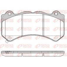 1376.04 REMSA Комплект гальмівних колодок дисковий гальм
