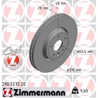 290.2272.20 ZIMMERMANN Гальмівний диск