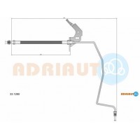 33.1280 ADRIAUTO Гальмівний шланг