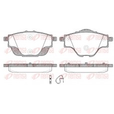 1557.00 REMSA Комплект гальмівних колодок дисковий гальм