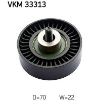 VKM 33313 SKF Паразитный / ведущий ролик, Поліклиновий ремінь
