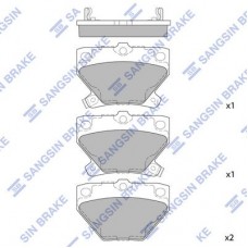 SP2044 Hi-Q Комплект гальмівних колодок дисковий гальм