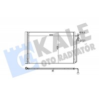350665 KALE OTO RADYATÖR Конденсатор кондиціонера