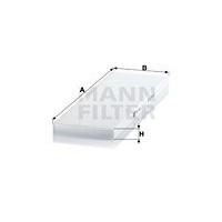CU 4036 MANN-FILTER Фільтр повітря у внутрішньому просторі