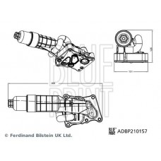 ADBP210157 BLUE PRINT Корпус, Масляний фільтр