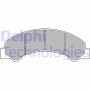 LP2769 DELPHI Комплект гальмівних колодок дисковий гальм