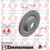 150.2966.20 ZIMMERMANN Гальмівний диск