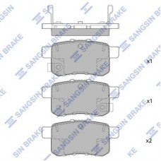 SP2103 Hi-Q Комплект гальмівних колодок дисковий гальм SP2103 Hi-Q Комплект гальмівних колодок дисковий гальм