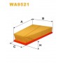 WA9521 WIX FILTERS Повітряний фільтр