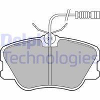 LP608 DELPHI КомплеК т гальмівних колодок, дискове гальмо